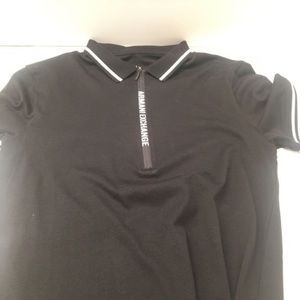 Armani Exchange Black Polo